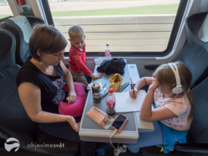 Cestování s dětmi vlakem